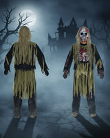 Kids' Halloween Skeleton Costume Zombie With Skull Mask And Gloves Authentically Spooky Design - Image 3