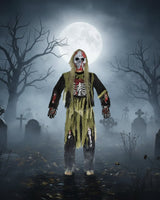 Kids' Halloween Skeleton Costume Zombie With Skull Mask And Gloves Authentically Spooky Design - Image 2