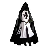 Knights Templar Crusader Cosplay Costume Authentic Tunic & Cape Set Halloween Costume For Adults - Image 16