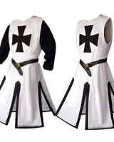 Knights Templar Crusader Cosplay Costume Authentic Tunic & Cape Set Halloween Costume For Adults - Image 26