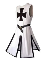 Knights Templar Crusader Cosplay Costume Authentic Tunic & Cape Set Halloween Costume For Adults - Image 10