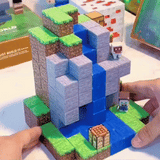 Light Up Magnetic Blocks Blockmaster Light-Up Building With Glowing Patterns Snap Together No Instructions Needed - Image 11