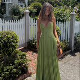 Maxi Dress Dress for Women Pleated Corset Formal Women's Maxi Dress - Image 4