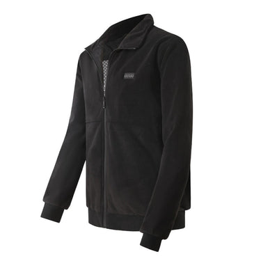 Men's Heated Jacket In Fleece With Stand Collar And Full Zip That Seals In Heat And Blocks Wind - Image 5