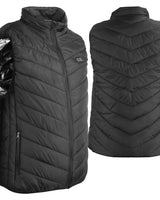 Men's Heated Vest Men With USB Rechargeable Battery Powered Stand Collar Puffer And Dual-button Chest Controller - Image 5