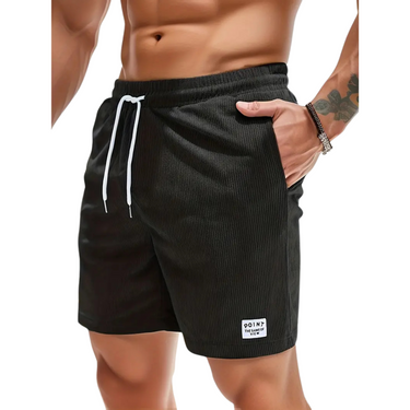 Men's Swim Shorts For Lounging With Elastic Waist And Corduroy - Image 9