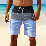 Men's Swim Trunks Adjustable Board Shorts Drawstring - Image 4