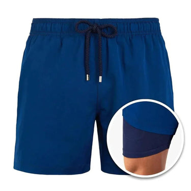 Men's Swim Trunks Adjustable Swimming Shorts Drawstring - Image 2