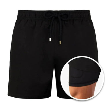 Men's Swim Trunks Adjustable Swimming Shorts Drawstring - Image 4