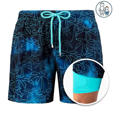 Men's Swim Trunks Adjustable Swimming Shorts Drawstring - Image 5