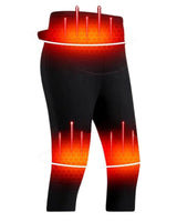 Mens Thermal Underwear Long Base Layer Pants Heated Rechargeable USB - Image 1