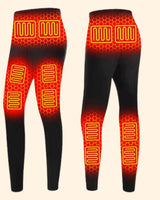 Mens Thermal Underwear Long Base Layer Pants Heated Rechargeable USB - Image 5