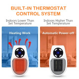 Mini Portable Heater With LED Display And Smart Temperature Control For Energy-Efficient Heating - Image 3
