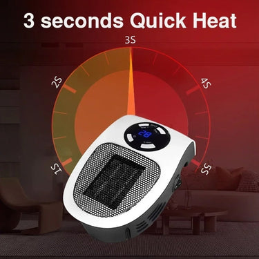 Mini Portable Heater With LED Display And Smart Temperature Control For Energy-Efficient Heating - Image 4