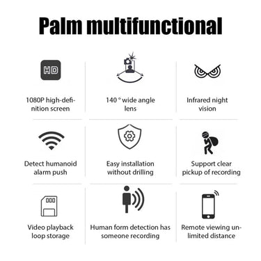 Mini WiFi Camera With 1080P Night Vision And Easy App Setup For Home Security - Image 3