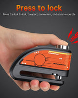 Motorcycle Disc Lock Alarm With 120dB Motion Sensor And Waterproof Body - Image 2