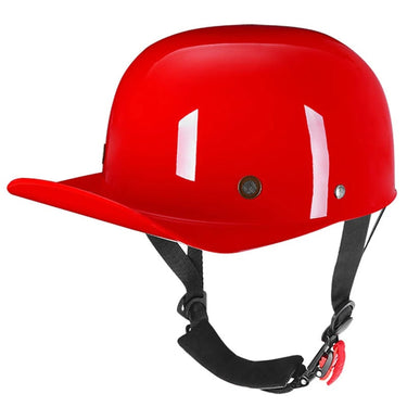 Motorcycle Helmet With Classic Cap Style Dot Approved - Image 15