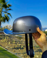 Motorcycle Helmet With Classic Cap Style Dot Approved - Image 4