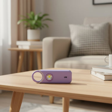 Personal Safety Alarm With Integrated LED Light For Keys And Bags - Image 2
