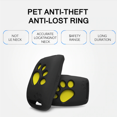 Pet GPS Tracker Traceur Pour Animaux Domestiques With Yellow Paw Print For Dogs - Image 2