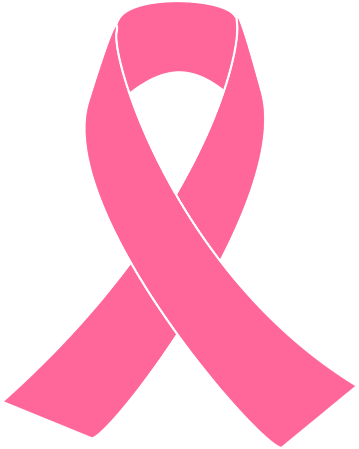 Pink ribbon icon