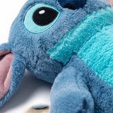Plush Hot Water Bottle With Stitch Design Provides Comforting Warmth For Cold Fingers - detail