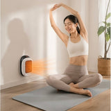 Portable Electric Heater 600w Compact Fast Heating Device With Remote Control For Rapid Ceramic Warmth - Image 10