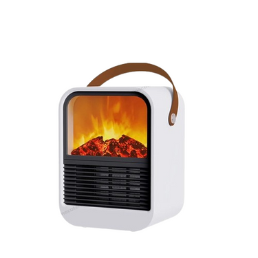 Portable Electric Heater Delivers Instant Warmth With Simulated Charcoal Fire Ambiance In Any Room - Image 8