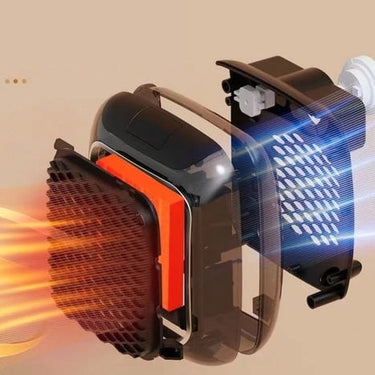 Portable Electric Heater Wall Plug Space With Cool-To-Touch Casing And Automatic Shut-Off Function - Image 12