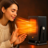 Portable Electric Heater With Ceramic 900w Adjustable Thermostat For Fast Whole Room Heating - Image 3