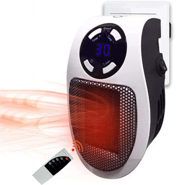 Portable Electric Heater With Thermostat Mini Plug In Space Heater For Small Rooms Adjustable Temperature Settings - Image 2