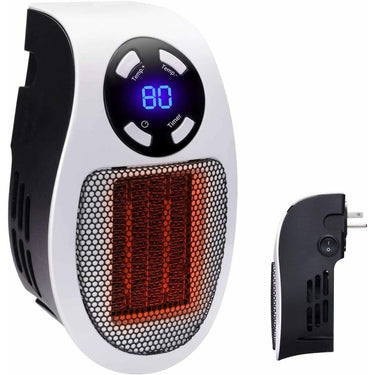 Portable Electric Heater With Thermostat Mini Plug In Space Heater For Small Rooms Adjustable Temperature Settings - Image 3
