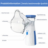 Portable Nebulizer With Mask Ultrafine Mist For Quiet Child-Friendly Use - Image 7