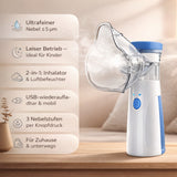 Portable Nebulizer With Mask Ultrafine Mist For Quiet Child-Friendly Use - Image 4