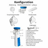 Portable Nebulizer With Mask Ultrafine Mist For Quiet Child-Friendly Use - Image 5