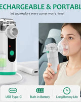 Portable Nebulizer With USB Rechargeable Whisper-Quiet Operation And Ultrafine Mist - Image 4