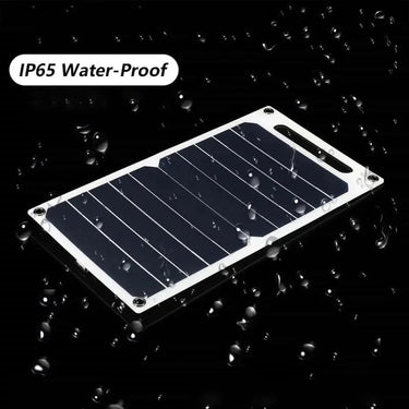 Portable Solar Panel Charger With USB Output 6W Monocrystalline Waterproof For Indoor And Outdoor Use - Image 4