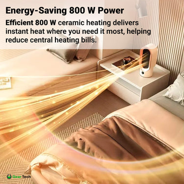 Portable Space Heater For Small Spaces Energy-Saving Room Heater With Instant Heat To Stay Warm This Winter - Image 3