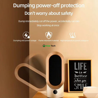 Portable Space Heater For Small Spaces Energy-Saving Room Heater With Instant Heat To Stay Warm This Winter - Image 5