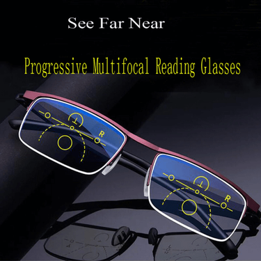 Progressive Reading Glasses OptiSmart Intelligente Briller Med Automatisk Synsjustering & Blåt Lys-filter - Image 3