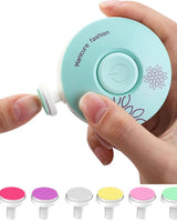 Quiet Motor Baby Nail Trimmer With 6 Grinding Heads - Image 1