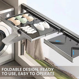 Retractable Storage Rack Invisible Space-Saving Drying Solution For Clothes And Shoes Maximize Space Minimize Clutter - Image 4