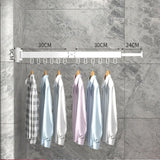 Retractable Wall Drying Rack Foldable Clothes With Mounted Design For Indoor And Outdoor Use - Image 11