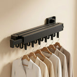 Retractable Wall Drying Rack Foldable Clothes With Mounted Design For Indoor And Outdoor Use - Image 3