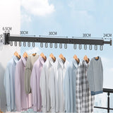 Retractable Wall Drying Rack Foldable Clothes With Mounted Design For Indoor And Outdoor Use - Image 8