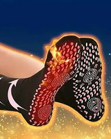 Self Heating Socks Thermal Crew With Non-Slip Grip Soles For Indoor Warmth - Image 1