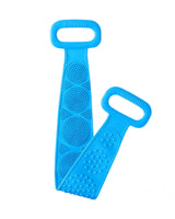 Silicone Shower Brush With Dual-Sided Exfoliating Surface And Stretch Handle - Image 5