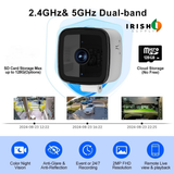 Smart AI Window Security Camera With No Monthly Fees Wireless Indoor Night Vision And SD Card Recording - Image 2