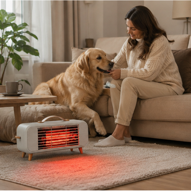 Smart Infrared Space Heater With Intelligent Thermostat And Fast Quiet Efficient Electric Fan Performance - Image 11