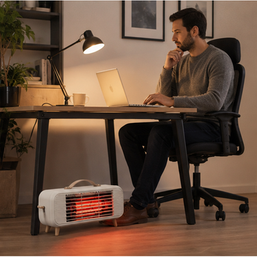 Smart Infrared Space Heater With Intelligent Thermostat And Fast Quiet Efficient Electric Fan Performance - Image 12
